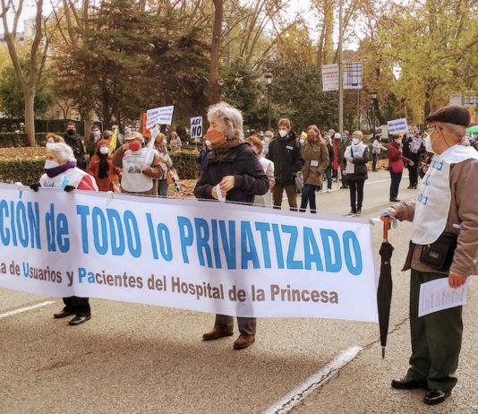 Marea Blanca Hospital Princesa Madrid 29NOV2020