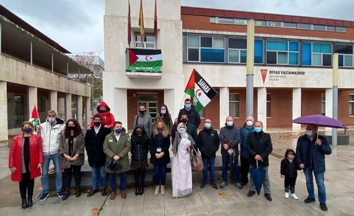 Solidaridad en Rivas con la causa saharaui.