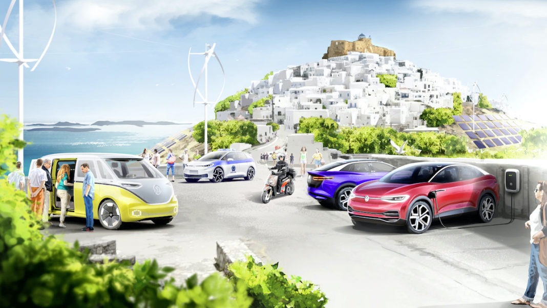 Volkswagen en la isla griega de Astypalea