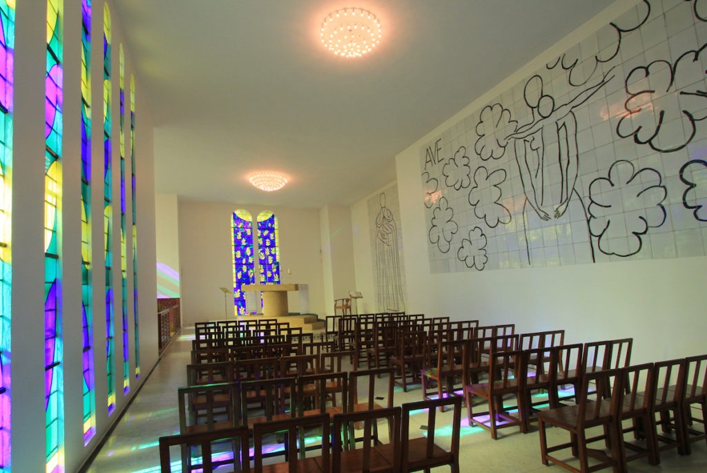 Matisse: capilla del rosario, Vence