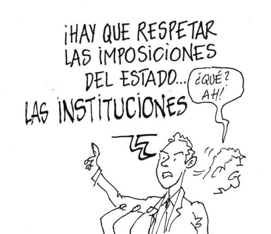 Viñeta de Miguel Porres sobre imposiciones del Estado o de las instituciones