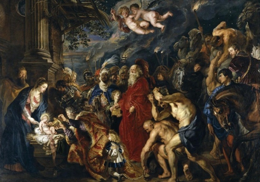 Rubens adoración de los Reyes Magos