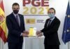 Pedro Sánchez y Pablo Iglesias presentan los Presupuestos Generales del Estado para 2021