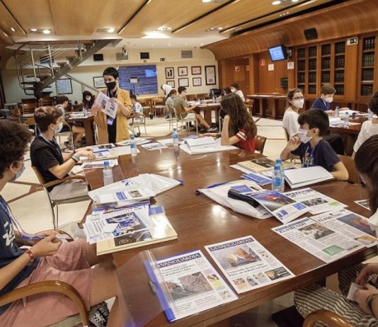 Jornada ‘Fomento de la lectura de prensa 2020’, celebrada en junio en la sede de la APM. © Miguel Berrocal / APM