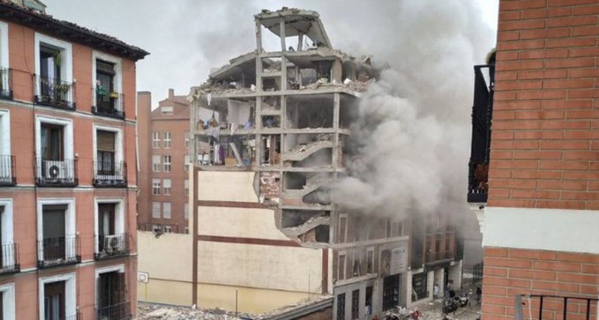 Edificio Toledo 98 explosión gas 20ENE2021