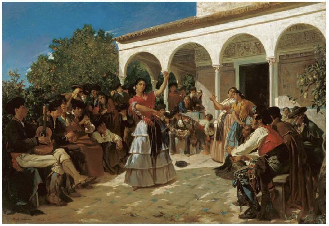 baile gitano en El Alcazar