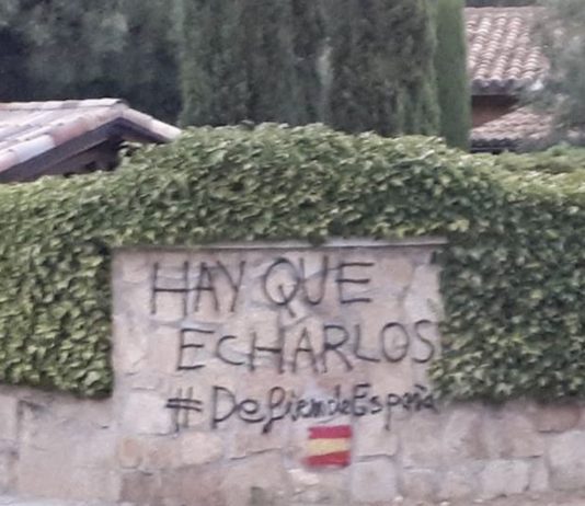 Acoso a la vivienda de Pablo Iglesias e Irene Montero en Galapagar