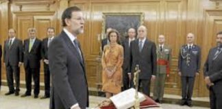 Mariano Rajoy Brey jura como presidente del Gobierno ante el Rey