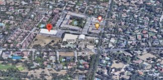 Ubicación del supermercado de Mercadona en El Bosque (Fuente: Google Earth)