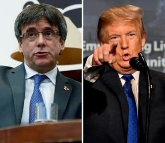 Puigdemont y Trump