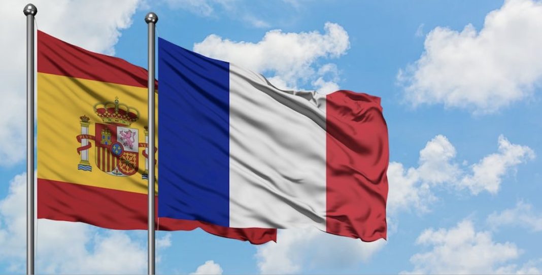 Banderas España Francia