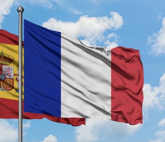 Banderas España Francia