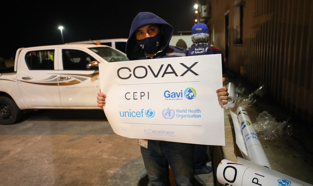 Llegan a Jordania las primeras vacunas de COVAX