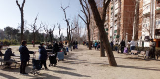 Colas del hambre en Aluche