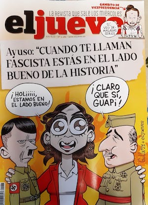El Jueves portada Díaz Ayuso fascista