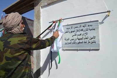 Inauguración en los campamentos saharauis de la sede de UPES