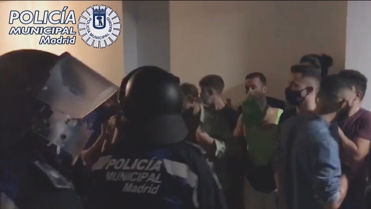 fiestas ilegales pisos Madrid