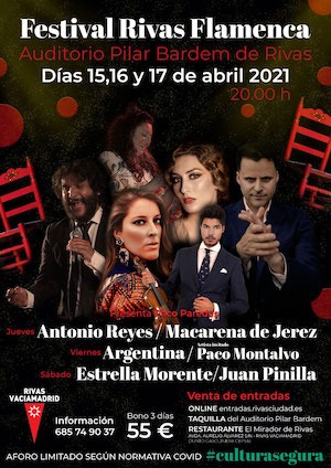 Cartel Rivas Flamenca 2021