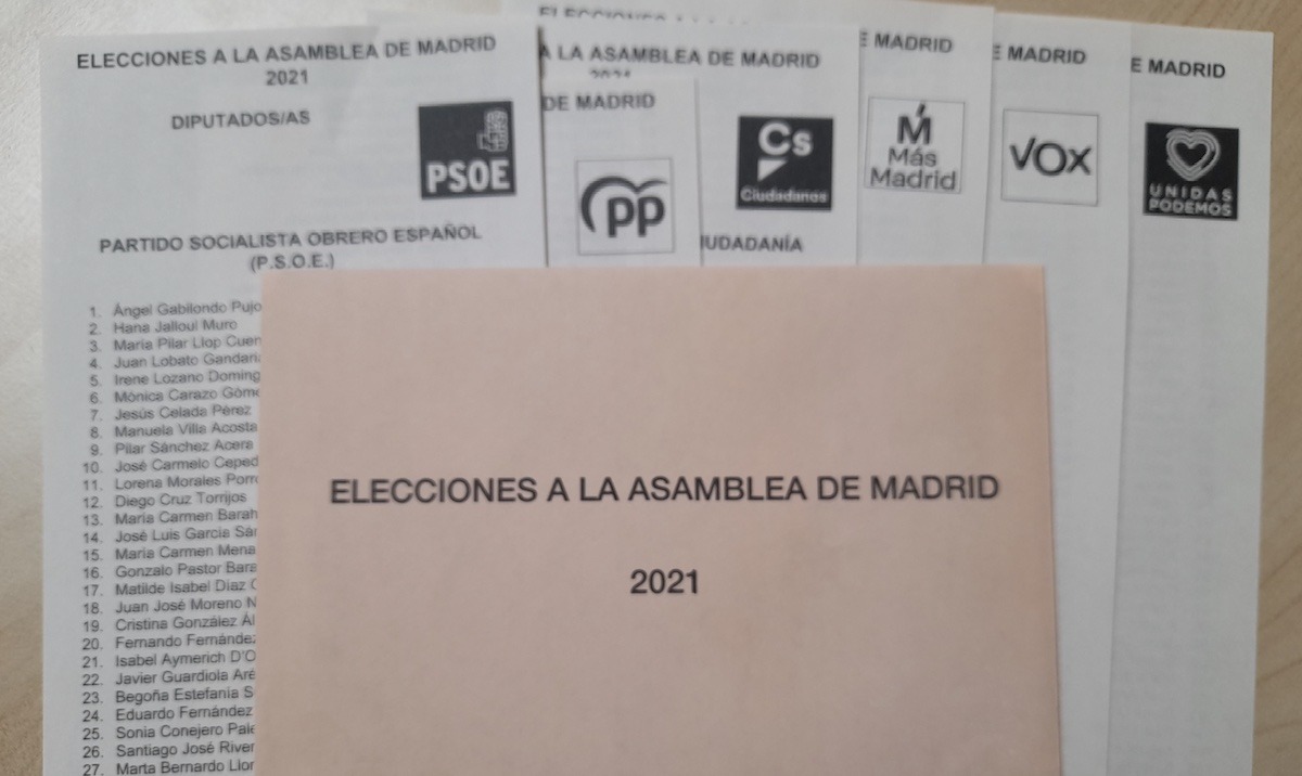 Elecciones 4MAY papeletas