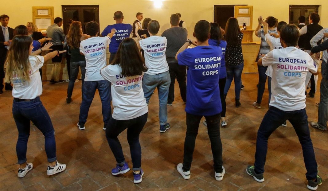 Cuerpo Europeo de Solidaridad voluntarios