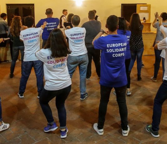 Cuerpo Europeo de Solidaridad voluntarios