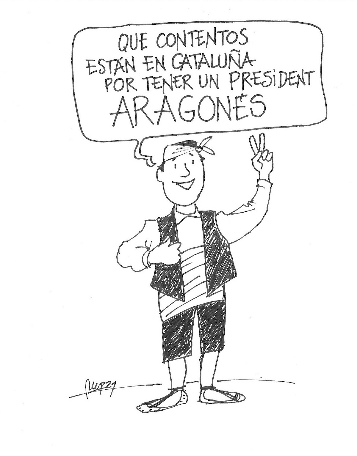 Visión en clave de humor sobre el nuevo tiempo político en Cataluña