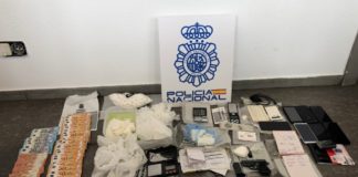 La Policia Nacional desmantela en Parla una «cocina» dedicada a la preparación de cocaína