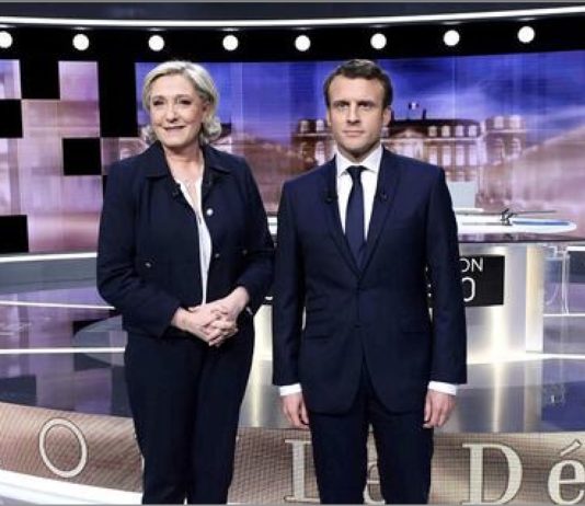 LePen Macron debate presidenciales