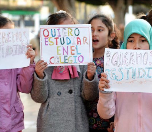 Menores sin escolarizar Melilla