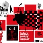 Cartel festival cultural alusivo al ajedrez en San Fermín