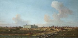 Antonio Joli: vista del Palacio Real desde el Manzanares