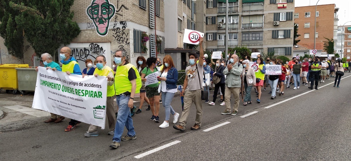 Campamento Boadilla manifestación