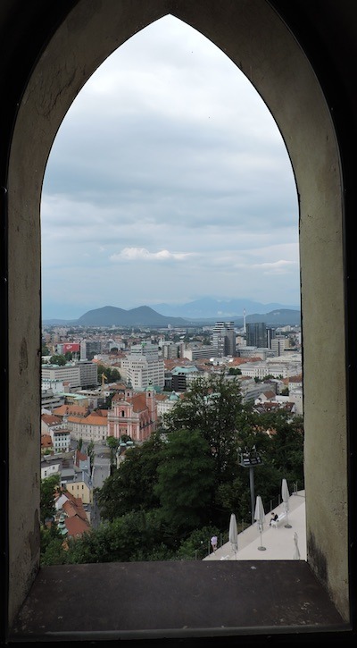 Eslovenia Lubliana castillo ventana