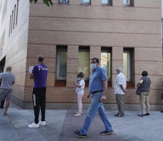 Madrid centros de salud colas