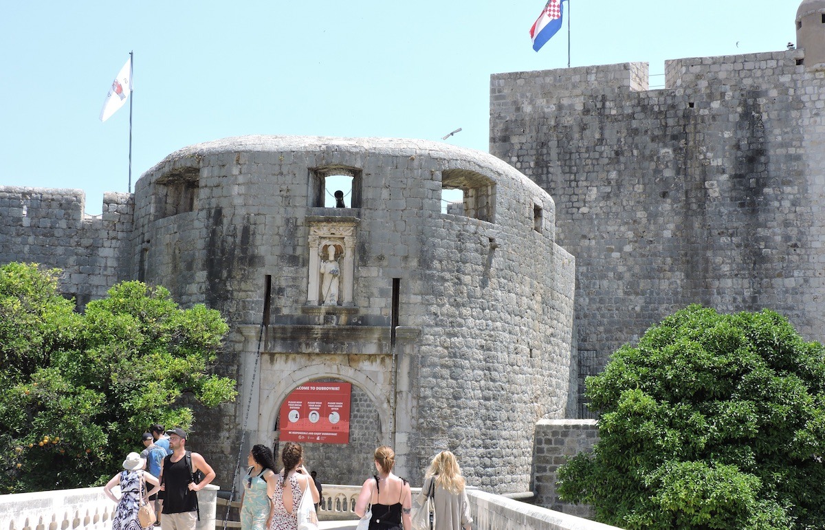 Costa Dálmata: Dubrovnik, entrada a la ciudad