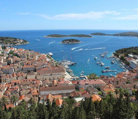 Costa Dálmata desde la muralla de Dubrovnik