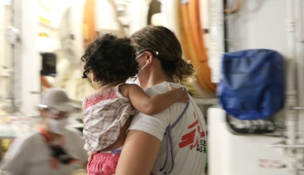 MSF: personal del Geo Barents con menores no acompañados
