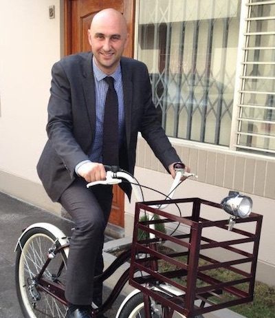 Fernando García, alcalde de la bicicleta en Madrid en 2021