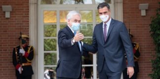 Piñera y Sánchez en la Moncloa 7SEP2021