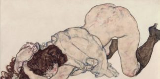 Egon Schiele desnudo de mujer