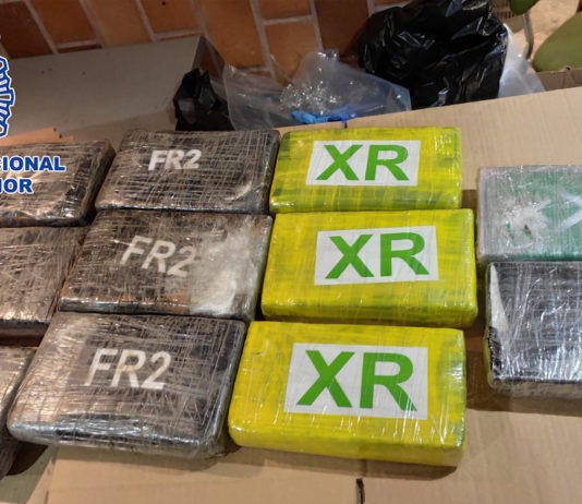 Policia droga furgoneta Madrid