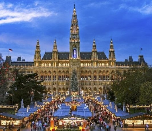 Austria, Viena, mercado de navidad