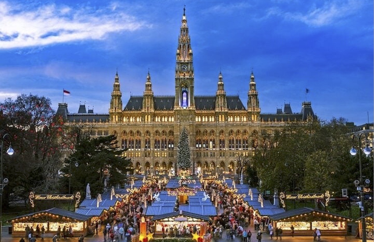 Austria, Viena, mercado de navidad