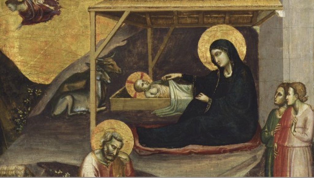 Taddeo Gaddi. La Natividad, hacia 1325.