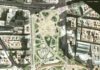 La Plaza de España de la capital estará terminada en unos días Imagen aérea de la renovada Plaza de España