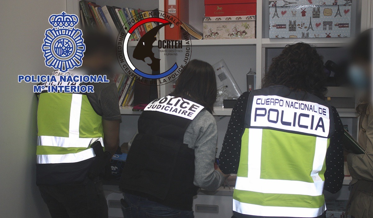 Policías españoles y franceses en una operación conjunta contra la prostitución