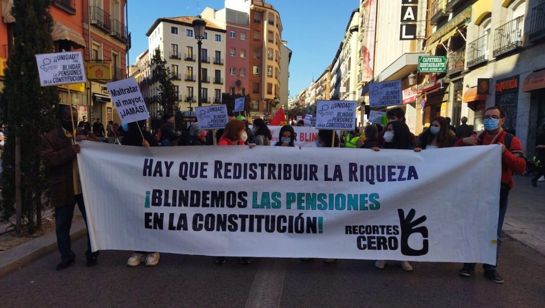 Manifestación por el blindaje de las pensiones, Madrid 13NOV2021