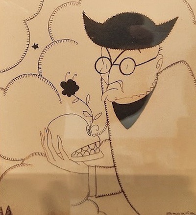 Caricatura de Unamuno por Bagaría