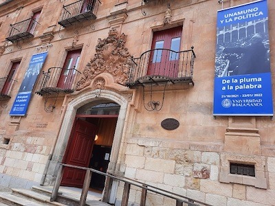 Unamuno en la Hospedería Fonseca de Salamanca