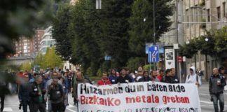 Movilizaciones de trabajadores del metal en el País Vasco